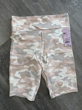 wild fable Pink Beige Camo Bike Shorts